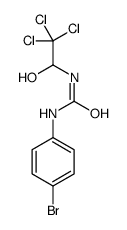 1-(4-bromophenyl)-3-(2,2,2-trichloro-1-hydroxyethyl)urea Structure