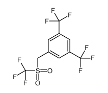 1,3-bis(trifluoromethyl)-5-(trifluoromethylsulfonylmethyl)benzene Structure