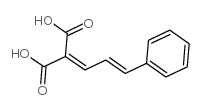 Propanedioic acid,2-(3-phenyl-2-propen-1-ylidene)- structure