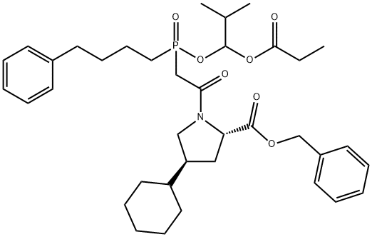 甲基苯基福辛普利-d5结构式