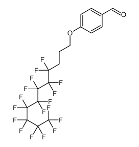 4-[3-(全氟辛基)-1-丙氧基]苯甲醛结构式
