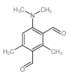 4-dimethylamino-2,6-dimethyl-benzene-1,3-dicarbaldehyde Structure