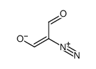 2-diazonio-3-oxoprop-1-en-1-olate结构式