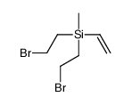 bis(2-bromoethyl)-ethenyl-methylsilane Structure