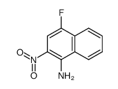 4-Fluoro-2-nitro-1-naphthylamine Structure