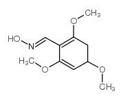 2,4,6-trimethoxybenzaldehyde oxime structure