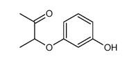3-(3-hydroxyphenoxy)butan-2-one Structure