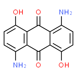 1,5(or 1,8)-diamino-4,8(or 4,5)-dihydroxyanthraquinone结构式