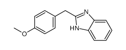 2-(4-甲氧基苄基)-1H-苯并[d]咪唑结构式