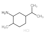 2-methyl-5-propan-2-yl-cyclohexan-1-amine Structure