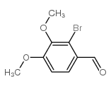 2-溴-3,4-二甲氧基苯甲醛结构式