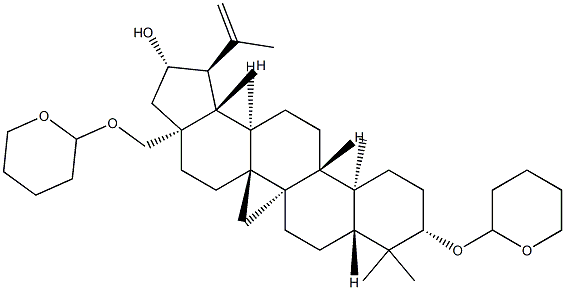3β,28-Bis[(tetrahydro-2H-pyran-2-yl)oxy]lup-20(29)-en-21β-ol Structure