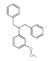 N,N-dibenzyl-3-methoxy-aniline Structure