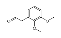 (2,3-dimethoxyphenyl)acetaldehyde结构式