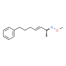 7-Phenyl-3-hepten-2-one O-methyl oxime结构式