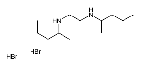 pentan-2-yl-[2-(pentan-2-ylazaniumyl)ethyl]azanium,dibromide Structure
