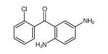 (2-chlorophenyl)-(2,5-diaminophenyl)methanone结构式