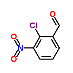 2-氯-3-硝基苯甲醛结构式