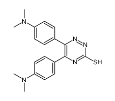 5,6-bis[4-(dimethylamino)phenyl]-2H-1,2,4-triazine-3-thione结构式