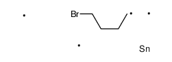 4-bromobutyl(trimethyl)stannane Structure
