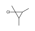 1-chloro-1,2,3-trimethylcyclopropane结构式