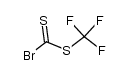 trifluoromethylmercaptothiocarbonyl bromide结构式
