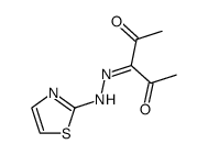 pentane-2,3,4-trione-3-thiazol-2-ylhydrazone Structure