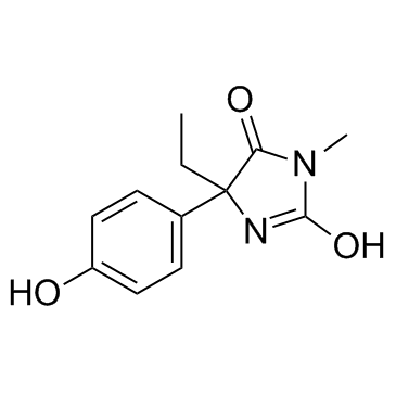 (+/-)-4-Hydroxy Mephenytoin structure