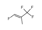 (E)-1,3,3,3-tetrafluoro-2-methyl-propene结构式