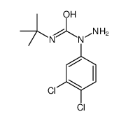 1-amino-3-tert-butyl-1-(3,4-dichlorophenyl)urea结构式