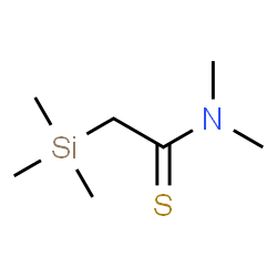 Ethanethioamide,N,N-dimethyl-2-(trimethylsilyl)- Structure