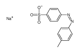 sodium,4-[(4-methylphenyl)diazenyl]benzenesulfonate结构式