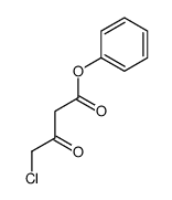 phenyl 4-chloro-3-oxobutyrate Structure