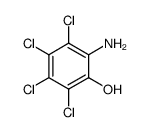 2-amino-3,4,5,6-tetrachloro-phenol Structure