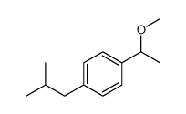 1-(1-methoxyethyl)-4-(2-methylpropyl)benzene结构式