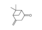 (5R)-6,6-dimethyl-2-methylidenebicyclo[3.1.1]heptan-4-one Structure