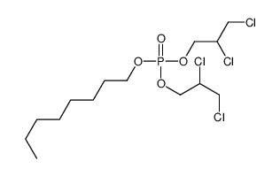 bis(2,3-dichloropropyl) octyl phosphate Structure
