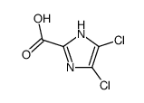 4,5-二氯-1H-咪唑-2-羧酸结构式