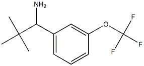 2,2-DIMETHYL-1-[3-(TRIFLUOROMETHOXY)PHENYL]PROPAN-1-AMINE结构式