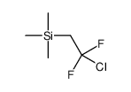 (2-chloro-2,2-difluoroethyl)-trimethylsilane结构式
