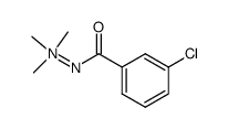 N-Trimethylammonio-m-chlor-benzamidat结构式