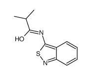 N-(2,1-benzothiazol-3-yl)-2-methylpropanamide结构式