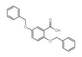 2,5-双-苄氧基苯甲酸结构式