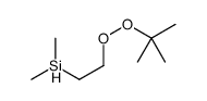 2-tert-butylperoxyethyl(dimethyl)silane Structure