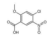 4-Chloro-2-Methoxy-5-nitro-benzoic acid结构式