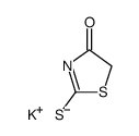 2-thioxo-4-thiazolidinone N-potassium salt Structure