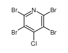 2,3,5,6-tetrabromo-4-chloro-pyridine结构式