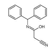 N-benzhydryl-2-cyanoacetamide Structure