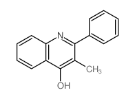 3-methyl-2-phenyl-1H-quinolin-4-one结构式