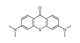 3,6-bis(dimethylamino)thioxanthen-9-one结构式
